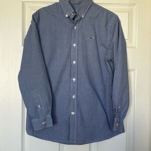 Vineyard Vines Boys 100% cotton whale shirt Sz M (12-14)